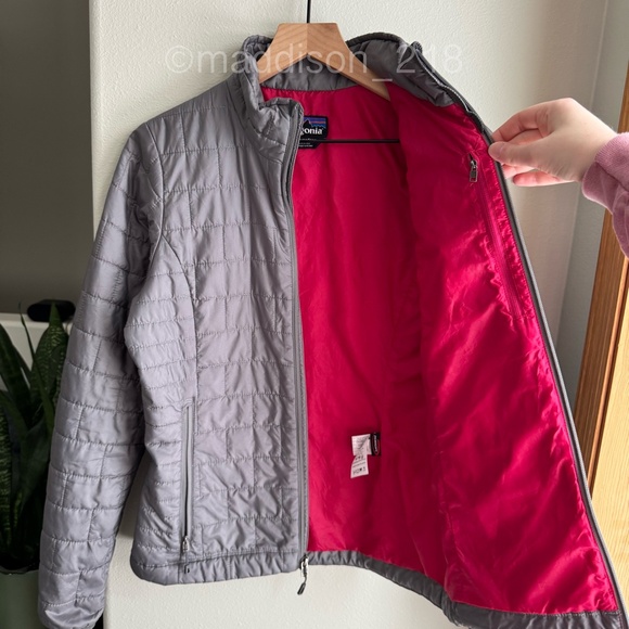 Patagonia Nano Puff Jacket Small Nickel Gray Windproof Water Resistant S - Picture 14 of 16